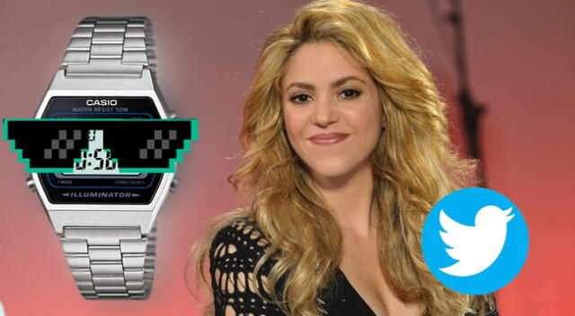 Twitter cancelan cuenta de relojes Casio, pero ellos crean otra para dedicar tuits a Shakira.