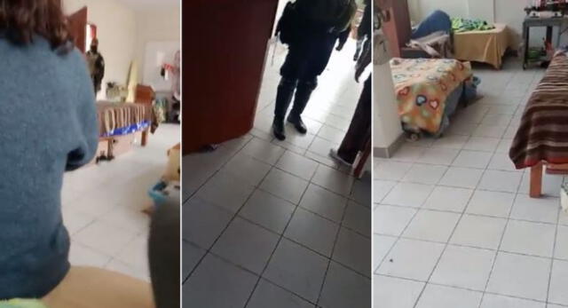 Policía ingresó a la residencia de estudiantes mujeres tras intervención al campus de San Marcos.