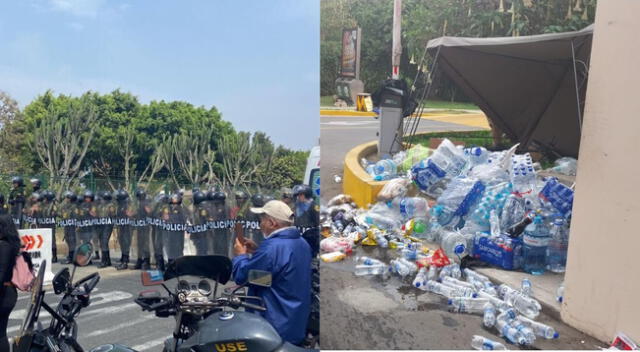 San Marcos: policía destruyó donaciones que habían recolectado para los manifestantes tras protestas