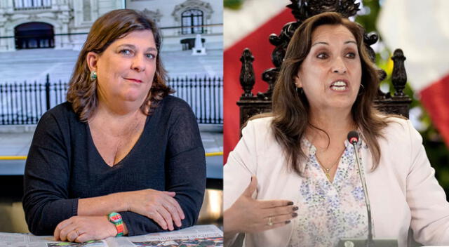 Rosa María Palacios utilizó twitter para burlarse de Dina Boluarte.