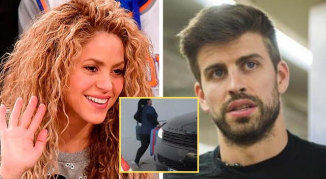 Gerard Piqué fue captado en las afueras de la casa de Shakira.