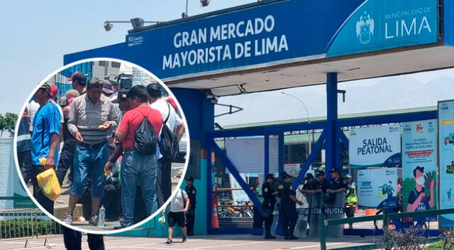 Los comerciantes del Gran Mercado Mayorista de Lima, en Santa Anita, decidieron cerrarle la puerta a los manifestantes.