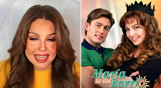 En sus redes sociales, Thalía aprovechó en contarlo todo sobre las escenas que grabó como la protagonista de "María la del barrio"