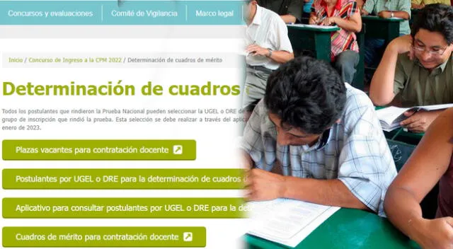 Conoce los resultados del Nombramiento Docente.