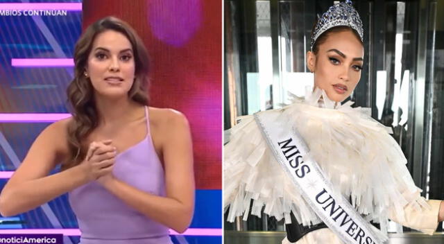 En América Espectáculos, Valeria Piazza confesó que no lavarse el pelo sí sirve, pero jaló las orejas a la actual Miss Universo, R'Bonney Gabriel, por no hacerlo durante más de dos semanas.