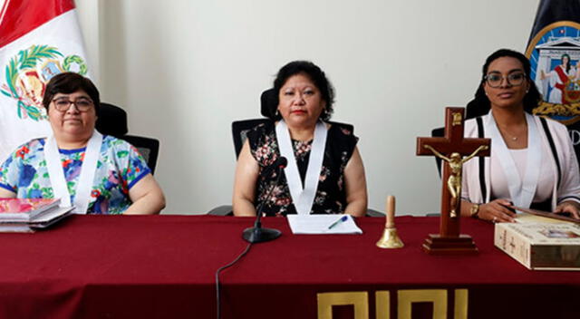 El Colegiado as juezas Sara Ana Muños Rivera (presidenta), Gloria Ruth Silverio Encarnación y Zayda Beatriz Suarez Aguilar, emitieron la sentencia