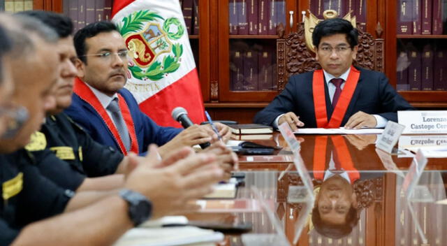 El presidente de la Corte de Lima Norte, Lorenzo Castope Cerquín se reunió con autoridades de la jurisdicción