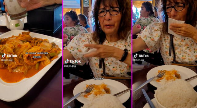 La señora nunca había probado kimchi y se animó solo por BTS.