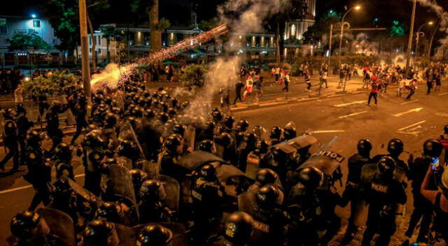 Represión policial tuvo el primer fallecido en Lima el último sábado.