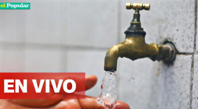 Sedapal anunció corte de agua para varios distritos de la capital