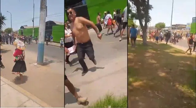 Vecinos y comerciantes del Callao hacen correr a manifestantes