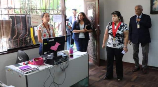 Presidenta de la Corte de Lima, María Vidal La Rosa Sánchez visitó Juzgados de Breña, Pueblo Libre y San Miguel