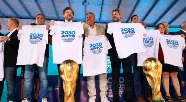 Los cuatro países de Sudamérica se unieron en bloque para organizar la Copa del Mundo.