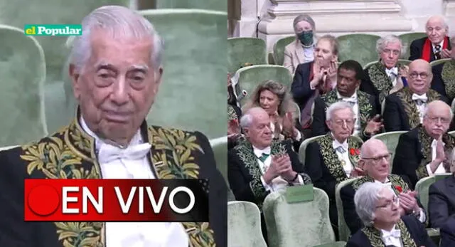 Mario Vargas Llosa ingresa a la Academia Francesa de la Lengua y hace historia.
