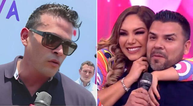 Christian Domínguez niega cantar en el matrimonio de Isabel Acevedo con Rodney Rodríguez.