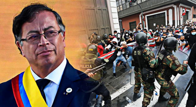 El presidente de Colombia criticó a la Policía Nacional del Perú.