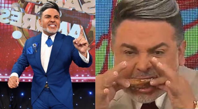 Andrés Hurtado no pudo con su genio y devoró un plato de cuy chactado