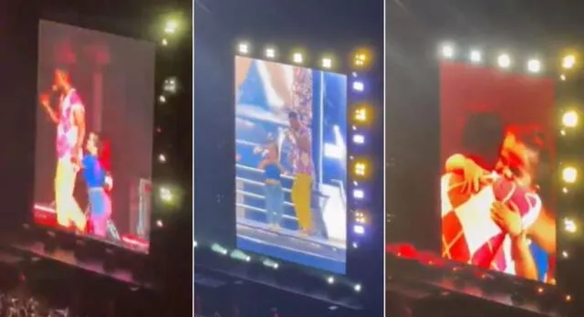 Romeo Santos y la peruana se lucieron en el escenario causando "envidia" entre los asistentes.