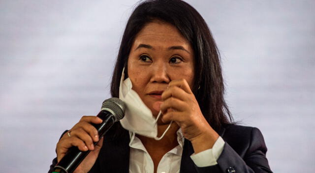 Keiko Fujimori señala que no postulará por Fuerza Popular.