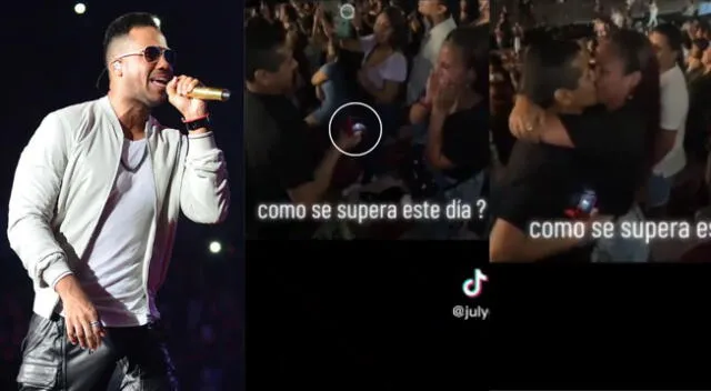 ¡Sorpresa total! Peruano pide la mano a novia en show de Romeo Santos