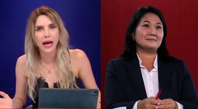 Conductora de TV indicó que Keiko Fujimori está haciendo campaña política.