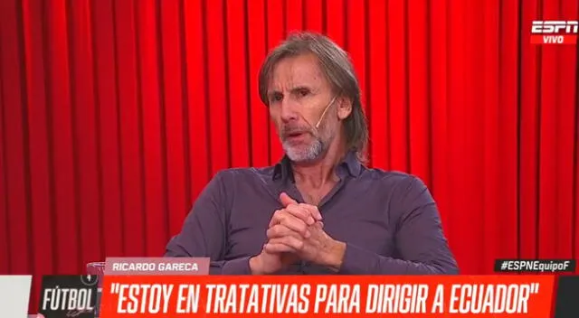 Ricardo Gareca indicó que las negociones siguen por buen camino.