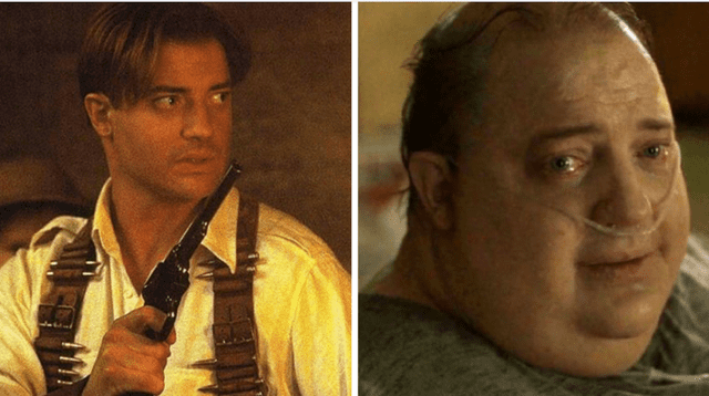 Brendan Fraser tuvo impactante transformación.