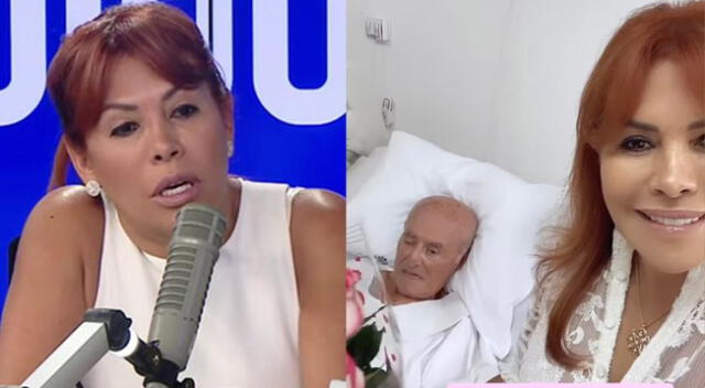 Magaly Medina preocupada por salud de su papá “Mi papi está mal