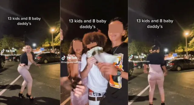 La mujer respondió a todos los que la criticaron por tener 13 hijos de 8 padre distintos y es viral en TikTok.