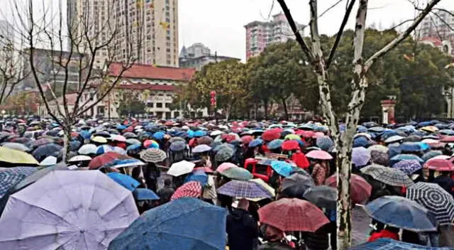 China protestas