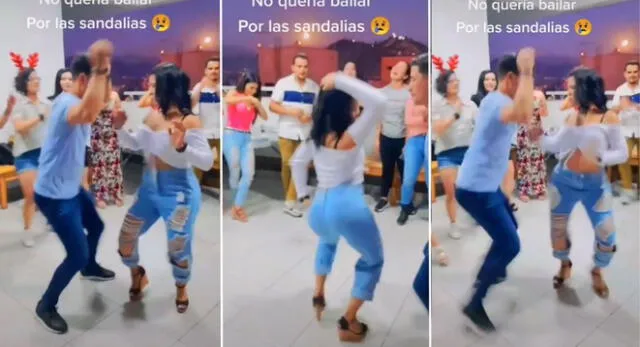 La chica se movió al ritmo del tambor venezolano y sus singulares movimientos son virales en TikTok.