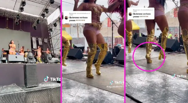 La hazaña de la bailarina es viral en TikTok.