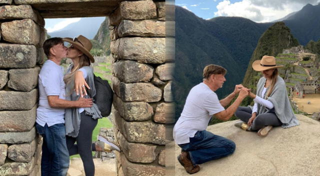 Karla Casós se comprometió con su pareja en Machu Picchu.