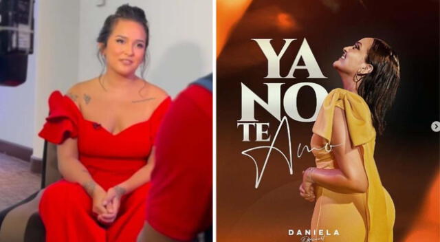 Daniela Darcourt emocionada por el lanzamiento de su álbum y canción.