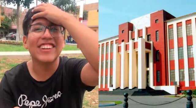 Estudiante se siente contento por su logro y pide a amigos no rendirse.