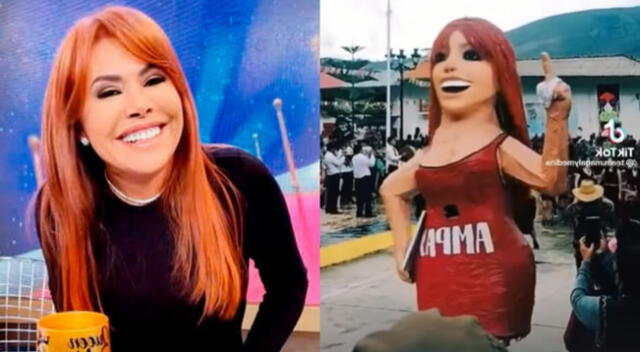 Magaly Medina agradece a cajamarquinos por tributo en carnavales