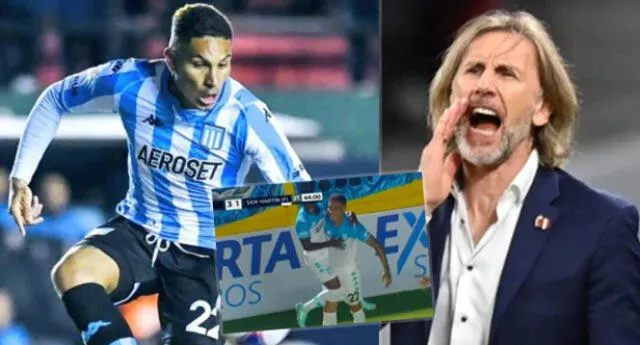 ¿Qué dijo Ricardo Gareca sobre Paolo Guerrero y su gol en el Racing?