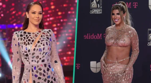 Karen Schwarz opina sobre vestido de Yahaira Plasencia en Premios Lo Nuestro 2023.