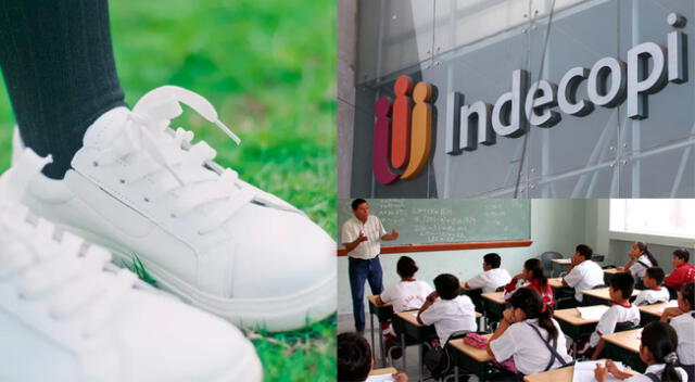 Conoce lo que dice Indecopi con respecto a las zapatillas blancas que piden varios colegios.