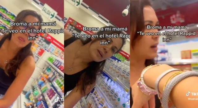 La señora trató de no perder los papeles al enterarse de lo estaba "planeando" su hija.