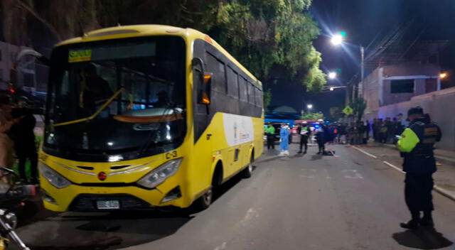 Conductor Eber Yucra Cama fue trasladado a la comisaría de Palacio Viejo.