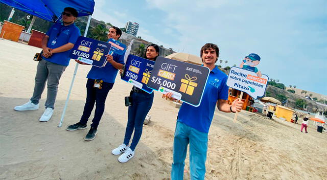 Campaña informativa en playas.