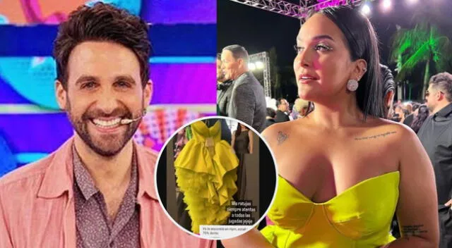 Daniela Darcourt lució un llamativo vestido en Premios Lo Nuestro.