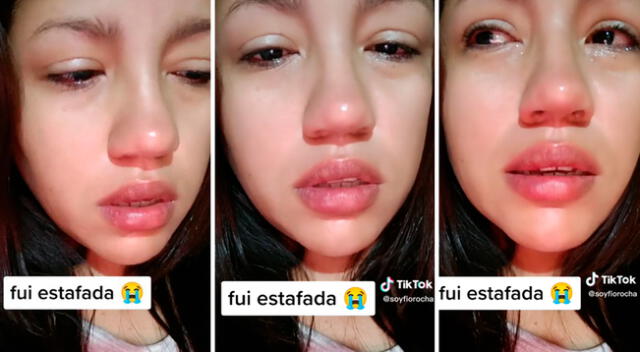 TikTok: la joven contó lo que vivió en su estafa.