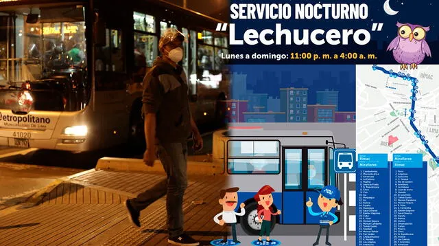 Volvió el servicio del Lecuchero y la información fue dada por la Autoridad de transporte Urbano para Lima y Callao.