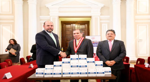 Presidente del Poder Judicial Javier Arévalo pide al alcalde de Lima apoyo para infraestructura de Unidades de Flagrancia