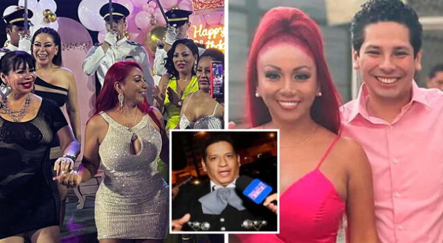 Deysi Araujo habría recibido detalles del exjuez Jackson Torres en su cumpleaños.