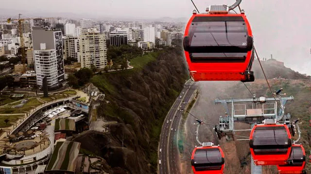 Nuevo teleférico será el transporte de los vecinos de Miraflores .