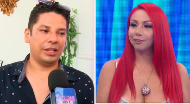 Deysi Araujo fue sorprendida por Jackson Torres.