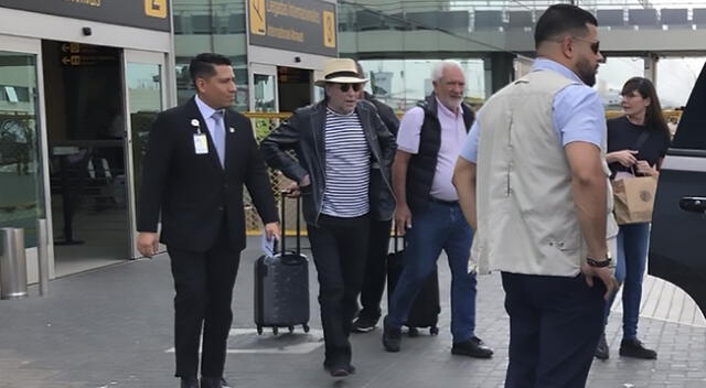 Joaquín Sabina llegó a Lima para show en el Círculo Militar del Perú.